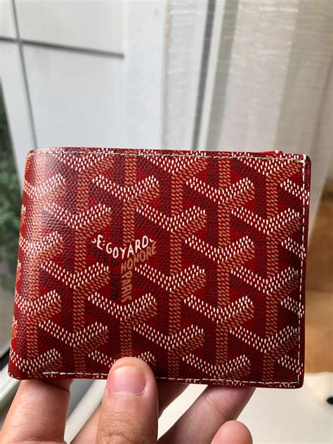 preloved goyard wallet|Goyard men's wallet price 2022.